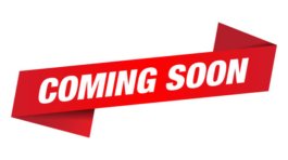 Coming soon label isolated on white background. Vector file.